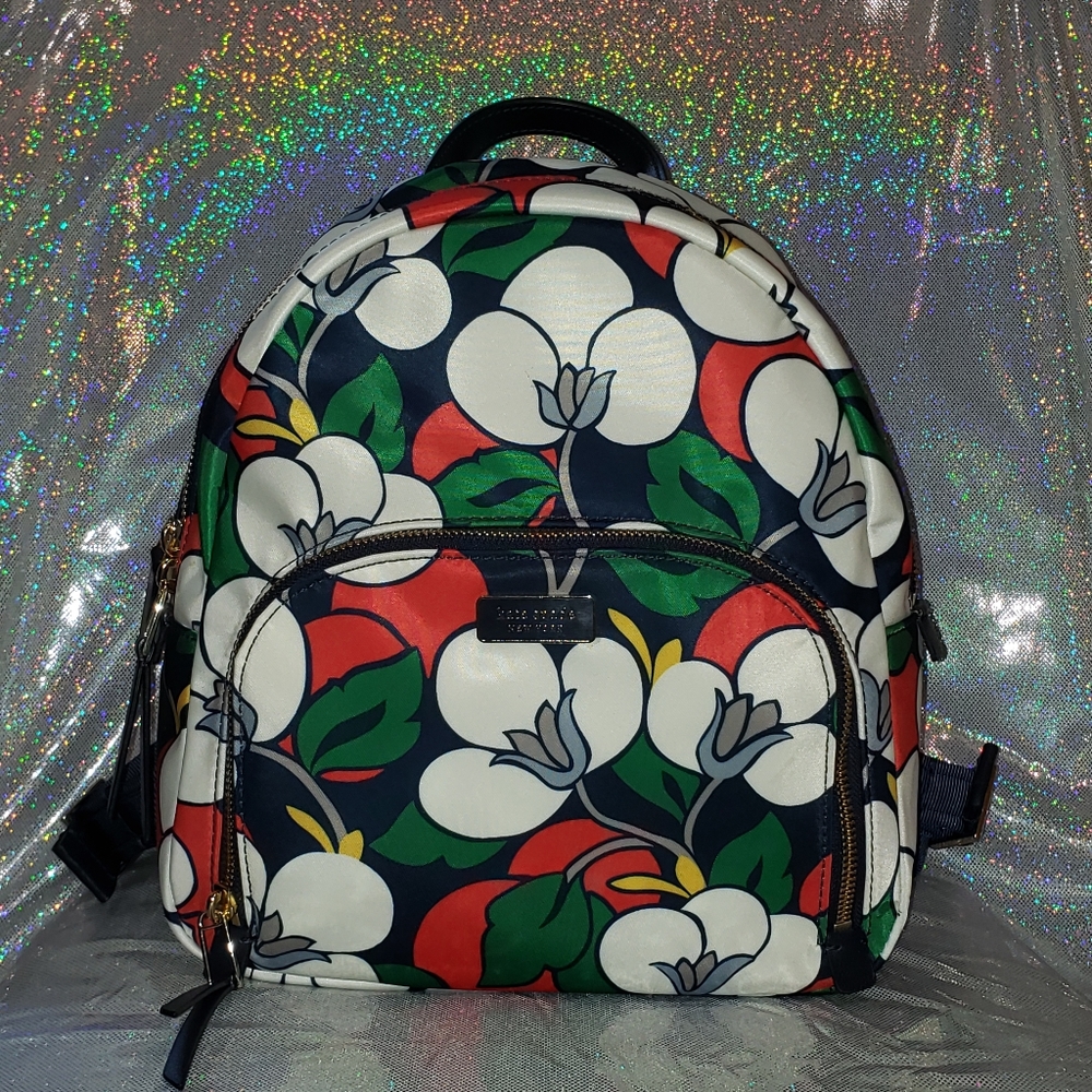 Kate Spade Floral Backpack Purse